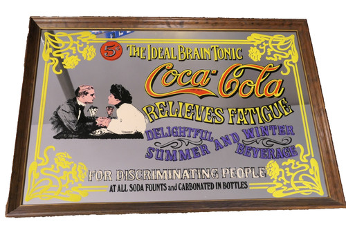 Large vintage coca cola - large, 5c