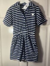 Next Girls Navy Blue Stripe