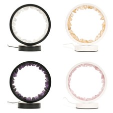 Natural Crystal Lamp Cluster Light Citrine Clear Rose Quartz Amethyst Raw Stone