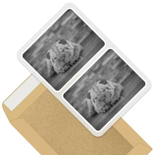 Rectangle stickers 7 5cm - x, 7.5cm