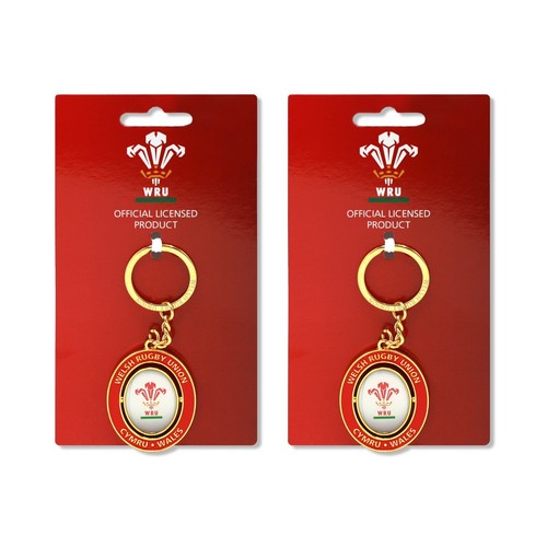 Welsh wru rugby keyring - wru,