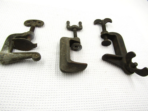 Antique vintage clamps mixed - antique, c