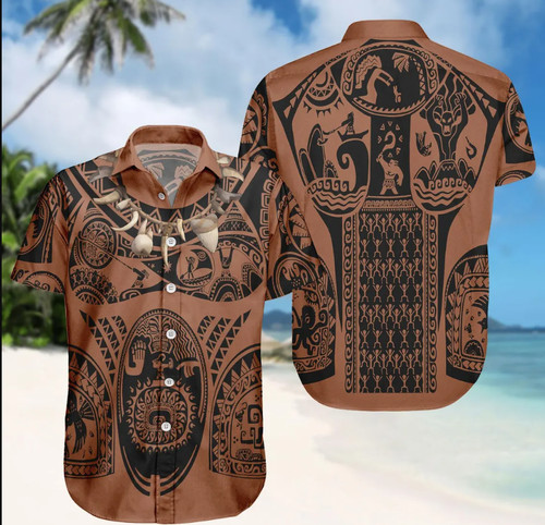 Maui button shirt shorts - shirt,