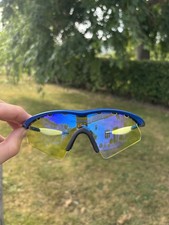 Oakley Blue M Frame Sunglasses with Hi Yellow Sweep Lens, NOS.