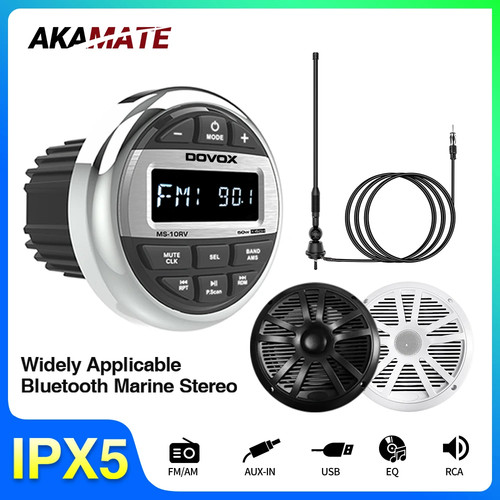 Marine bluetooth radio stereo - marine,