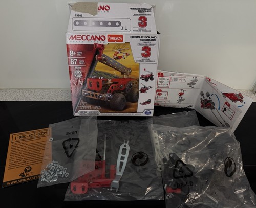 Meccano 15202 rescue squad - rescue,