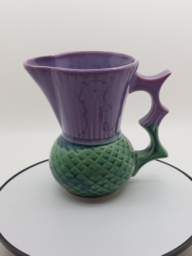 Vintage scottish thistle jug - scottish,