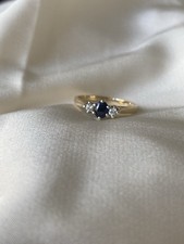 9ct Yellow And White Gold Oval