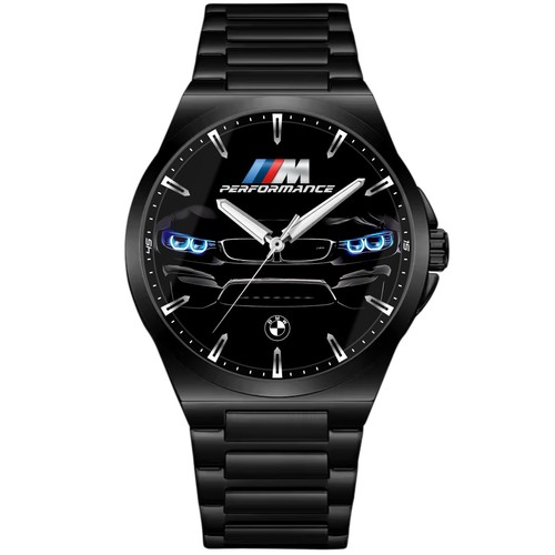 Black stainless steel wrist - black,
