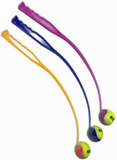 Pet Touch 2 Tone Doggy Ball Launcher & Ball Set - Assorted Colours - 49 x 9cm