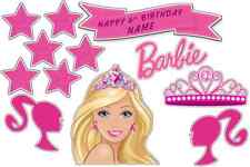 BARBIE PERSONALISED edible