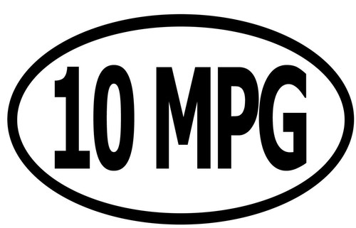Mpg funny sticker decal - mpg,