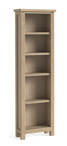 Oaklife white washed bookcase - oaklife,