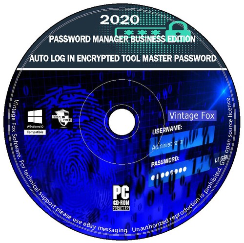 Encrypted password key manager - password,