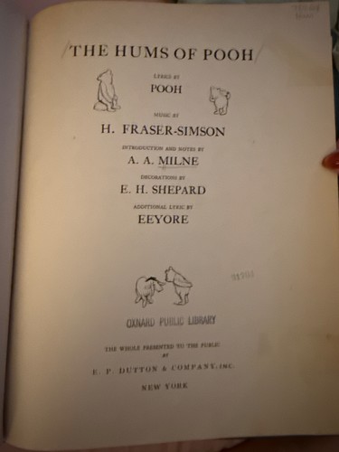 Milne the hums of - a., “the