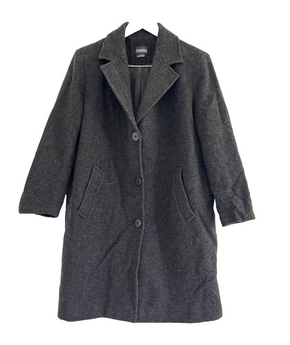 Sabena charcoal grey - grey, wool