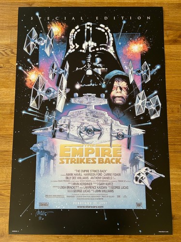 Poster empire strikes - empire, back