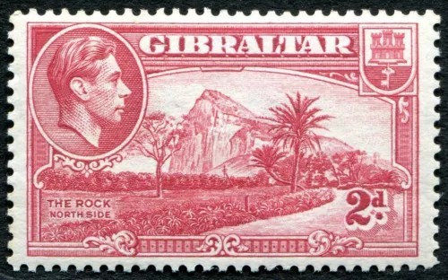Gibraltar 1944 sg124c kgvi - gibraltar,