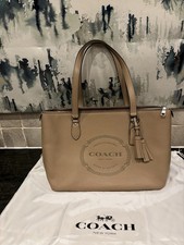 Coach RARE Large Light Brown