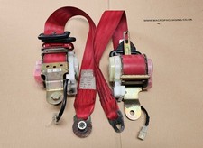 MAZDA MX5  SEAT BELTS - RED -