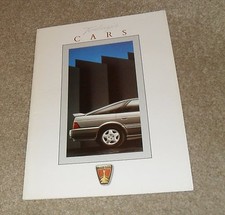 Rover Brochure 1989 Sterling Vitesse 216 Metro GTA Montego MG Turbo Mini City
