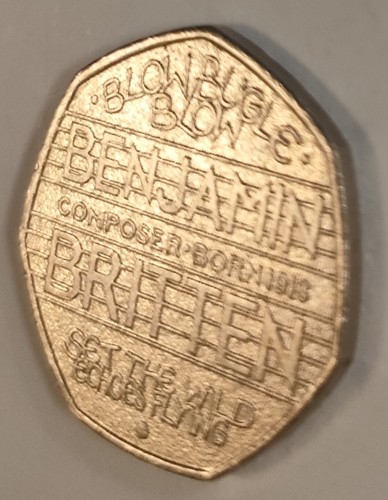 50p benjamin britten 2013 - britten,