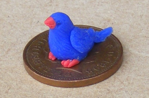 Dolls house blue - dolls,
