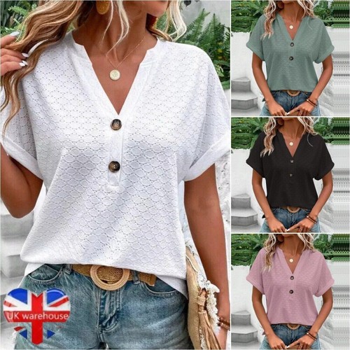 Womens neck tops - v-neck,