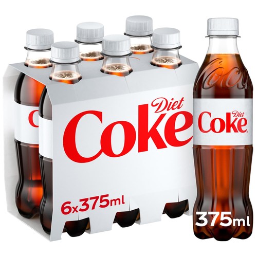 375ml diet coke bottles - 6,