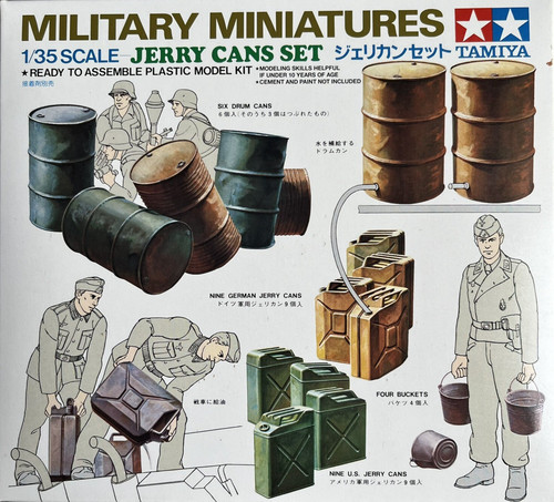 Tamiya jerry cans - 1/35,