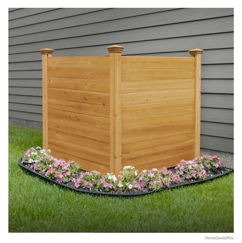 Wood privacy screen 4ft - h,