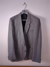 Vintage Men’s Grey Wool Blend Three Piece Suit 40R - Made in Britain