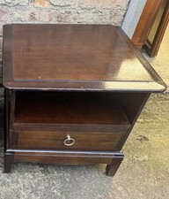Stag Minstrel 1  Drawer Bedside Table Drawers Cabinets. One Unit
