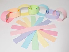 Paper Chain Strips - Pastel