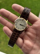 Timex Men's Q Vintage Quartz Watch Leather Strap