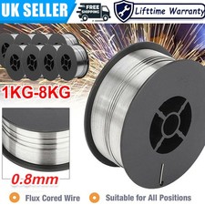 1KG-8KG Gasless Welding Wire MIG Flux Cored Wires Reel Spool Roll 0.8mm E71T-GS