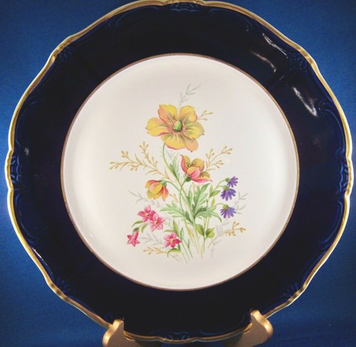 Weimar porcelain dinner plate - weimar,