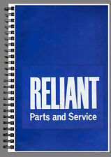 RELIANT ROBIN WORKSHOP MANUAL