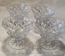 Set Of 4 Edinburgh Crystal E&L