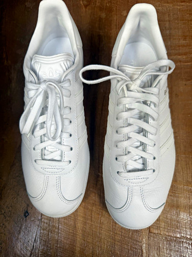 Adidas gazelle white leather - adidas,