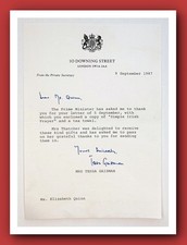 1987 Margaret Thatcher Letter