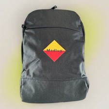 Madlug Black Tech Backpack Laptop Bag Unisex Power Bank Pocket USB *Unused* VGC