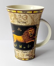 Dunoon Zodiac Mug Leo Tall Fine Stoneware by Jack Dadd Design 15cm High
