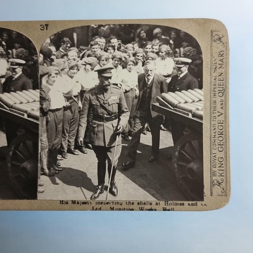 Ww1 military stereoview c1916 - ww1,