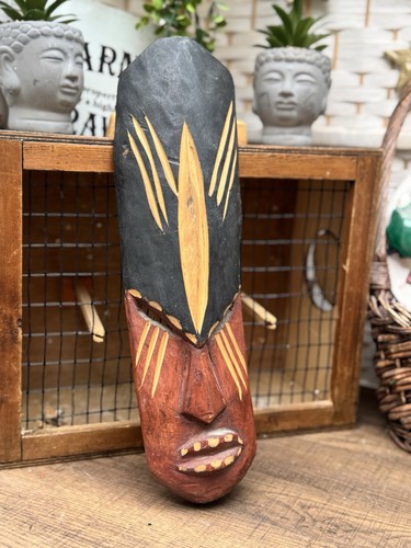 Vintage hand carved wooden - hand,