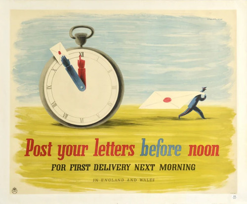 Post your letters before - your,
