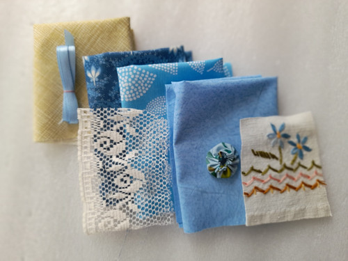 Vintage embroidered linen - vintage,