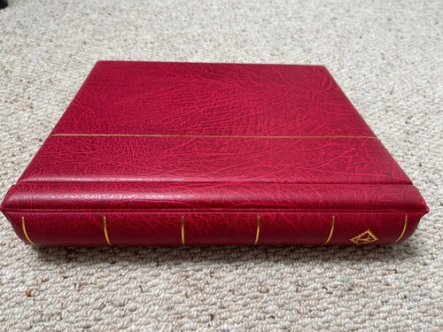 Lighthouse stamp album red - red,