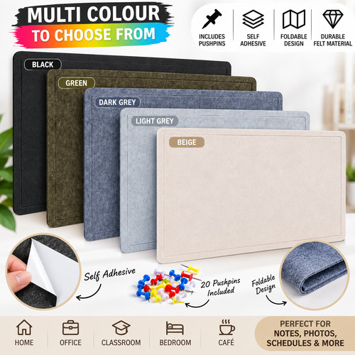 Felt bulletin board - felt,