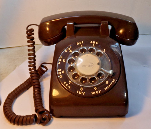 Vintage chocolate brown - vintage, rotary